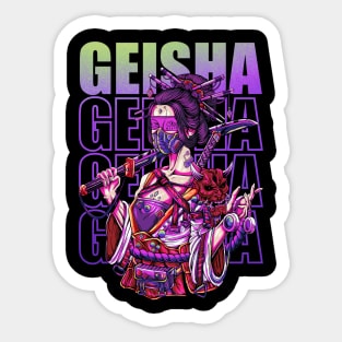 Geisha Sticker